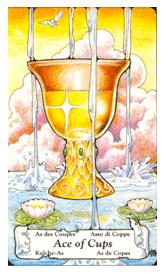 ɭ޲ - Hanson Roberts Tarot - ʥA - Ace Of Cups