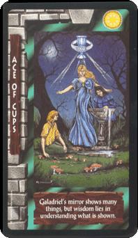 ֮ - Lord of the Rings Tarot - ʥA - Ace Of Cups