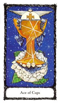 ʥõ - Sacred Rose Tarot - ʥA - Ace Of Cups