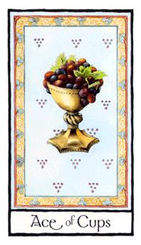 Ӣʼ - Old English Tarot - ʥA - Ace Of Cups