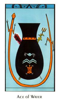 ʥ - Santa Fe Tarot - ʥA - Ace Of Cups