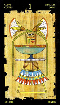  - Egyptian Tarot - ʥA - Ace Of Cups