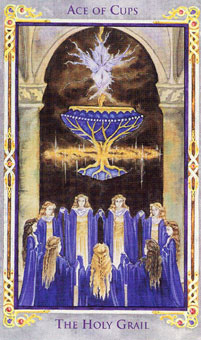 ɪ - Legend Arthurian Tarot - ʥA - Ace Of Cups