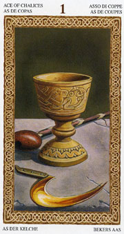 ³ - Tarot of Druids - ʥA - Ace Of Cups