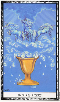  - Unicorn Tarot - ʥA - Ace Of Cups