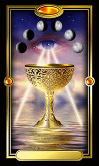 Ѥ - Gilded Tarot - ʥA - Ace Of Cups