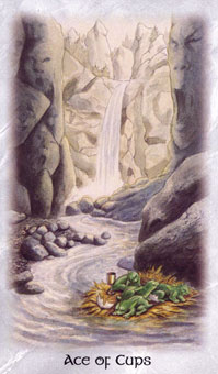  - The Celtic Dragon Tarot - ʥA - Ace Of Cups