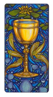  - Art Nouveau Tarot - ʥA - Ace Of Cups