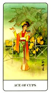 й - Chinese Tarot - ʥA - Ace Of Cups