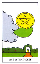 С - Gummy Bear Tarot - ǮA - Ace Of Pentacles