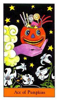 ʥ - Halloween Tarot - ǮA - Ace Of Pentacles