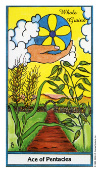 ҩ - Herbal Tarot - ǮA - Ace Of Pentacles