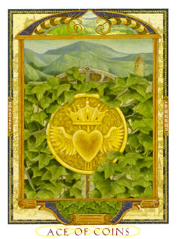  - Lovers Path Tarot - ǮA - Ace Of Pentacles