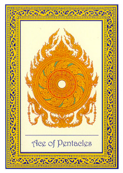 ̩ʼ - Royal Thai Tarot - ǮA - Ace Of Pentacles