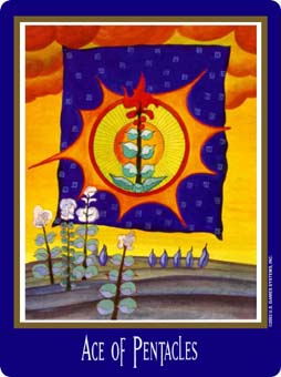  - New Century Tarot - ǮA - Ace Of Pentacles