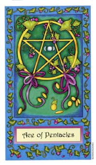  - Whimsical Tarot - ǮA - Ace Of Pentacles