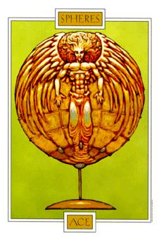  - Winged Spirit Tarot - ǮA - Ace Of Pentacles