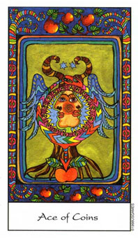 ý - Tarot of the Trance - ǮA - Ace Of Pentacles