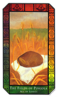 ʷʫ - Kalevala Tarot - ǮA - Ace Of Pentacles