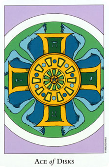  - Tarot Of The Sephiroth - ǮA - Ace Of Pentacles