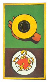 岼˹ - Papus Tarots - ǮA - Ace Of Pentacles