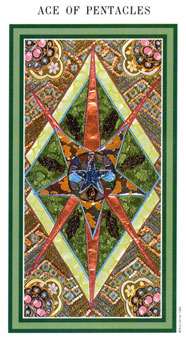 Ȼ - The Enchanted Tarot - ǮA - Ace Of Pentacles