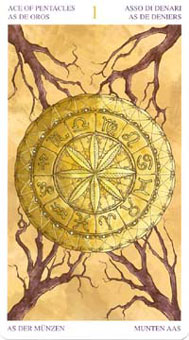 ռ˿ - Wirth Tarot Of Trade Edition - ǮA - Ace Of Pentacles