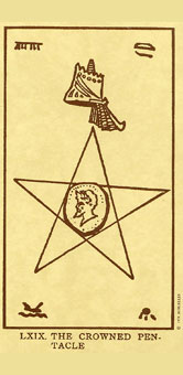 ˣUSG - Egyptian Tarot - ǮA - Ace Of Pentacles