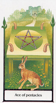 ž - Tarot Of The Old Path - ǮA - Ace Of Pentacles