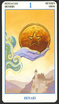  - Secret Tarot - ǮA - Ace Of Pentacles