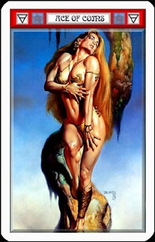 ˹Լ - Boris Vallejo Tarot - ǮA - Ace Of Pentacles