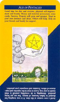 ΰ - Quick and Easy Tarot - ǮA - Ace Of Pentacles