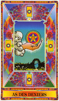 ʯΰ - Diamond Tarot - ǮA - Ace Of Pentacles