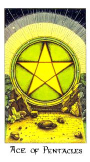  - Cosmic Tarot - ǮA - Ace Of Pentacles