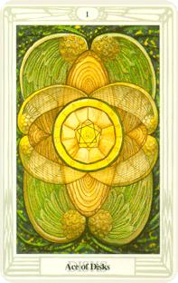  - Croley Tarot - ǮA - Ace Of Pentacles