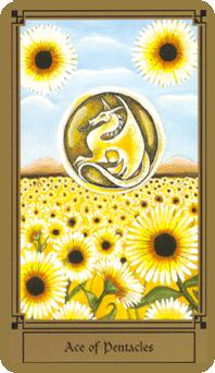  - Fantastical Tarot - ǮA - Ace Of Pentacles