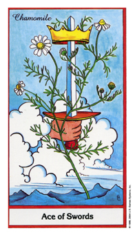 ҩ - Herbal Tarot - A - Ace Of Swords