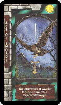 ֮ - Lord of the Rings Tarot - A - Ace Of Swords