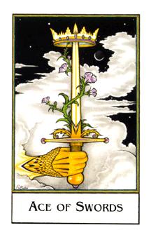  - Palladini Tarot - A - Ace Of Swords