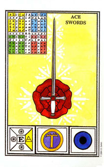 ħʽ - Tarot Of Ceremonial Magic - A - Ace Of Swords