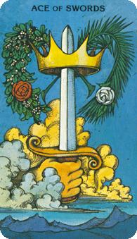 Ħ - Morgan-Greer Tarot - A - Ace Of Swords