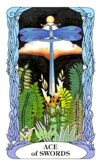 ¹⻨԰ - Moon Garden Tarot - A - Ace Of Swords