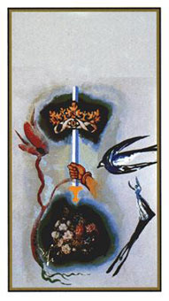 ߶ - Salvador Dali Tarot - A - Ace Of Swords
