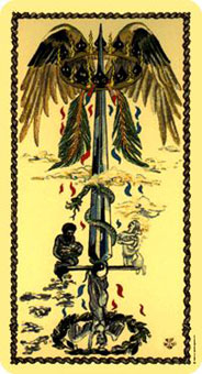 ˹ - Scapini Tarot - A - Ace Of Swords