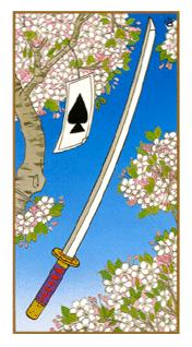  - Ukiyoe Tarot - A - Ace Of Swords