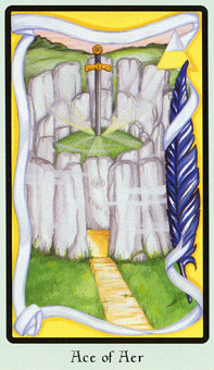  - Faery Wicca Tarot - A - Ace Of Swords