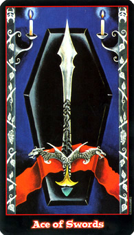 Ѫ - Vampire Tarot - A - Ace Of Swords