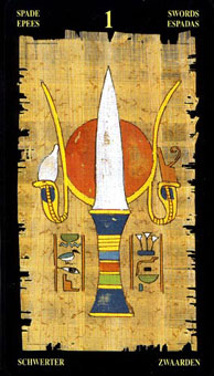  - Egyptian Tarot - A - Ace Of Swords