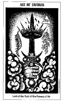 ʿ - The Hermetic Tarot - A - Ace Of Swords