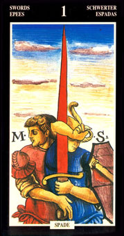  - Illuminate Ancient Tarots - A - Ace Of Swords